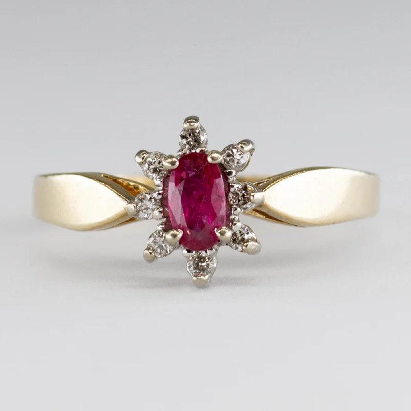 Holiday Jewelry Sale – Perfect Gifts At Great Prices Oval Cut Ruby & Diamond Cluster 10k Ring | 0.08ctw, 0.25ct | SZ 7 | Holiday Jewelry Sale – Perfect Gifts At Great Prices Oval Cut Ruby & Diamond Cluster 10k Ring | 0.08ctw, 0.25ct | SZ 7 |