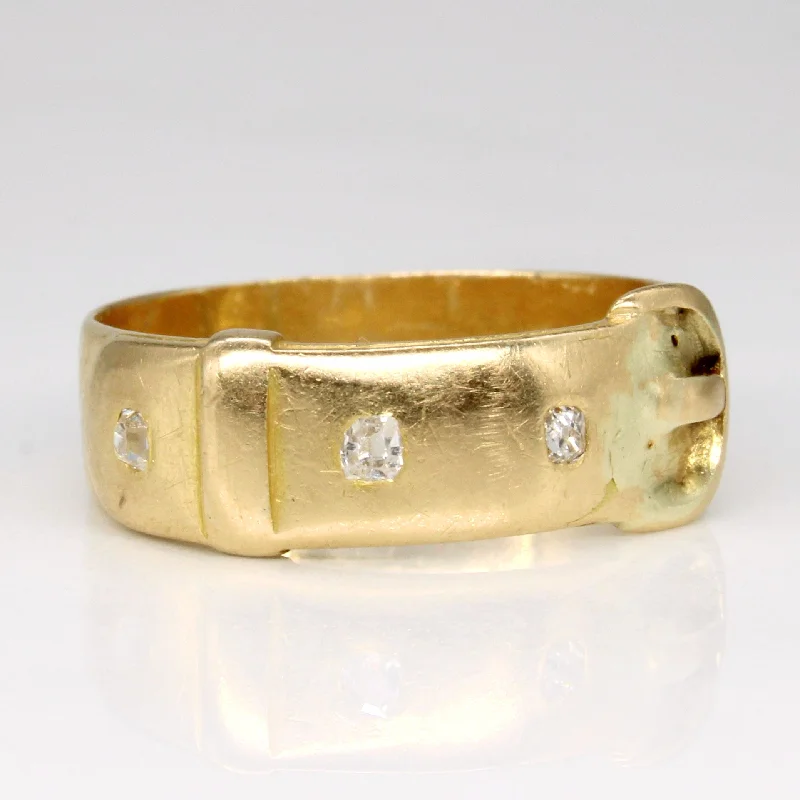 Exclusive Jewelry Sale Event – Shop Now Diamond Belt 18k Ring | 0.07ctw | SZ 7.5 |