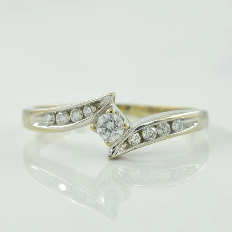Get The Sparkle You Love At Prices You Adore Diamond Bypass Ring | 0.14ctw | SZ 5.5 | Get The Sparkle You Love At Prices You Adore Diamond Bypass Ring | 0.14ctw | SZ 5.5 |