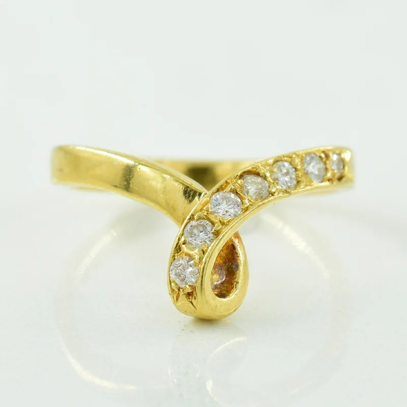 Accessorize For Less – Luxury Jewelry At Affordable Prices Diamond Chevron Ring | 0.14ctw | SZ 3.25 | Accessorize For Less – Luxury Jewelry At Affordable Prices Diamond Chevron Ring | 0.14ctw | SZ 3.25 |