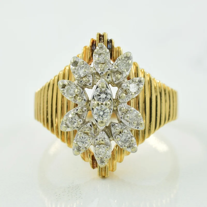 Last Chance To Shop High-End Jewelry At Markdown Prices Diamond Cluster Ring | 0.20ctw | SZ 7.25 | Last Chance To Shop High-End Jewelry At Markdown Prices Diamond Cluster Ring | 0.20ctw | SZ 7.25 |