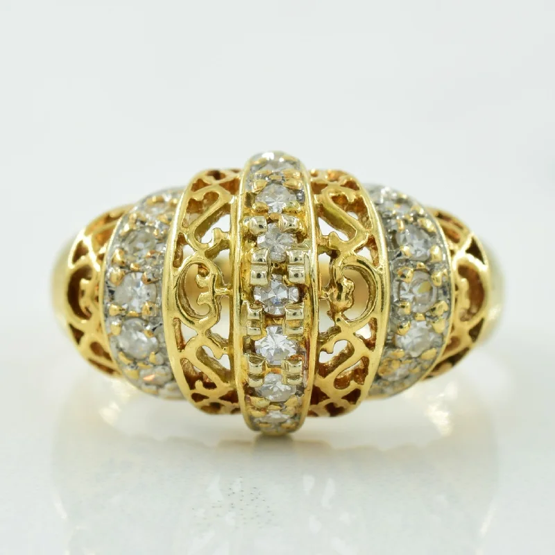 Celebrate Every Occasion With Sparkling Savings Diamond Cocktail Ring | 0.23ctw | SZ 5.25 | Celebrate Every Occasion With Sparkling Savings Diamond Cocktail Ring | 0.23ctw | SZ 5.25 |