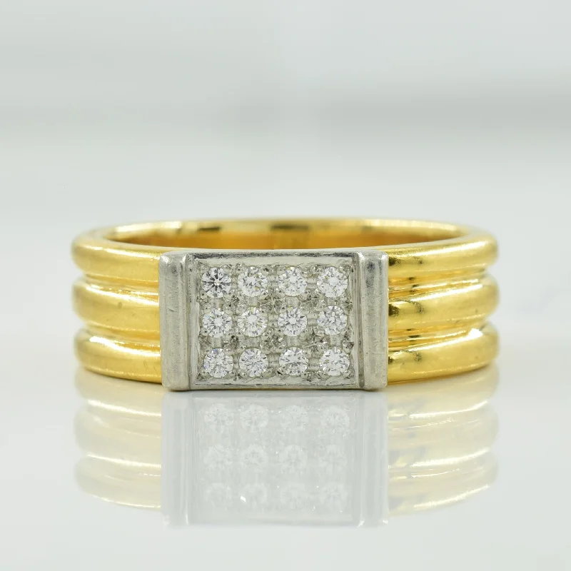 Jewelry Clearance Event – Stock Up Before It's Over Diamond Grid Ring | 0.24ctw | SZ 10.75 | Jewelry Clearance Event – Stock Up Before It's Over Diamond Grid Ring | 0.24ctw | SZ 10.75 |