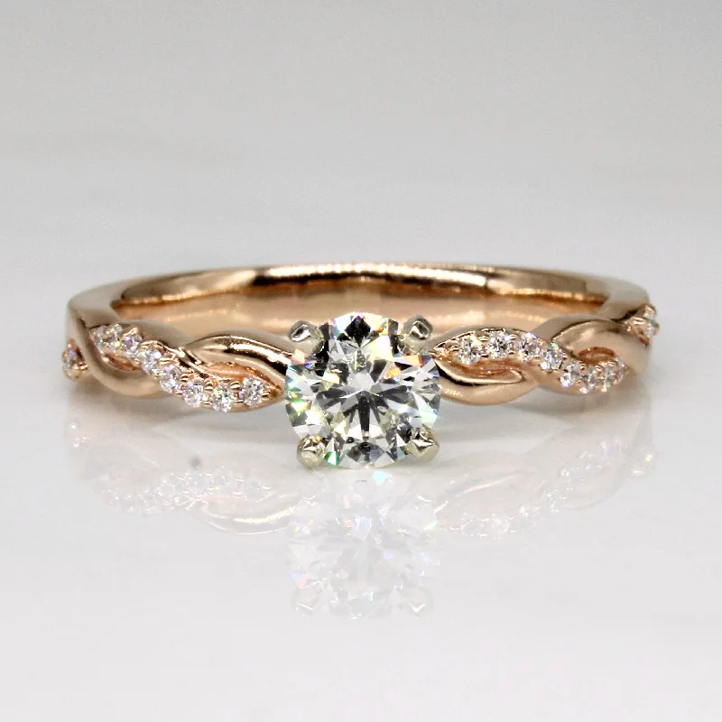Luxury Jewelry Without The Luxury Price Tag Diamond Solitaire Twisted 14k Ring | 0.73ct, 0.1ctw | SZ 9.25 | Luxury Jewelry Without The Luxury Price Tag Diamond Solitaire Twisted 14k Ring | 0.73ct, 0.1ctw | SZ 9.25 |