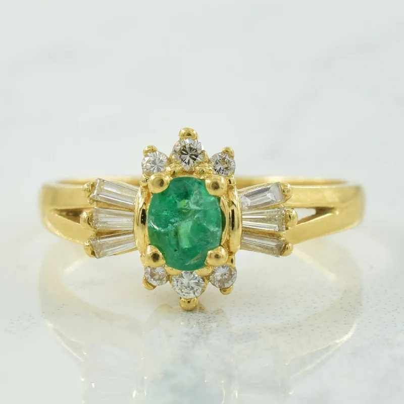 Huge Savings On Timeless Jewelry Collections Emerald & Diamond Ring | 0.30ct, 0.22ctw | SZ 7.25 | Huge Savings On Timeless Jewelry Collections Emerald & Diamond Ring | 0.30ct, 0.22ctw | SZ 7.25 |