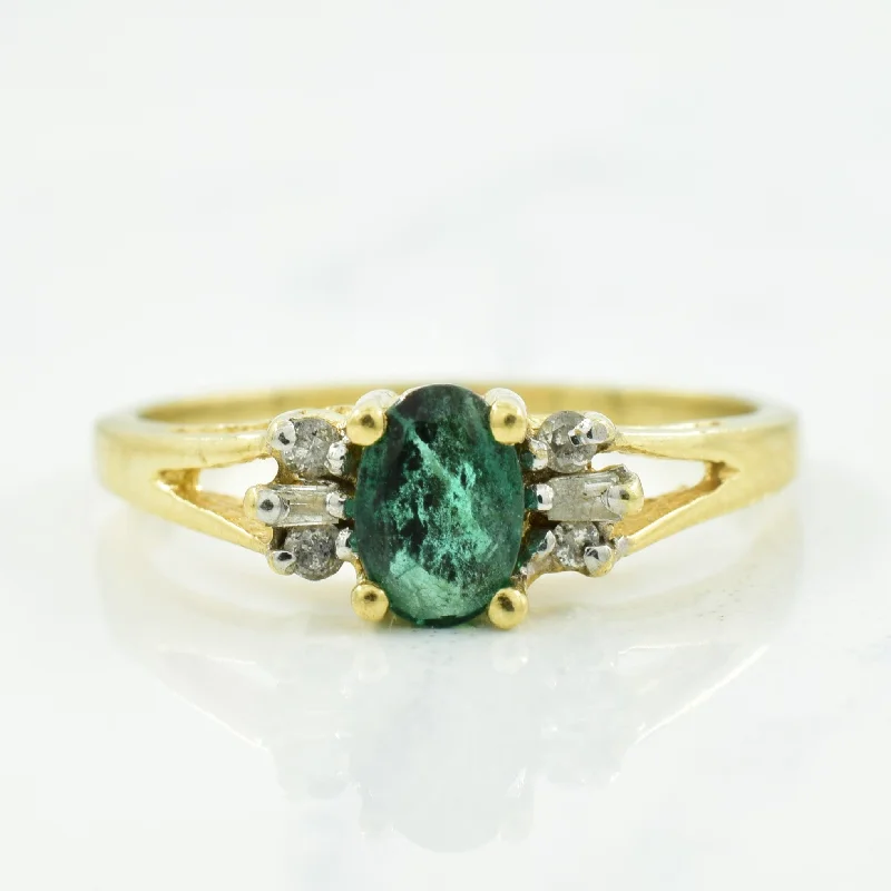 Unbeatable Offers On Luxury And Everyday Jewelry Emerald & Diamond Ring | 0.40ct, 0.07ctw | SZ 7 | Unbeatable Offers On Luxury And Everyday Jewelry Emerald & Diamond Ring | 0.40ct, 0.07ctw | SZ 7 |