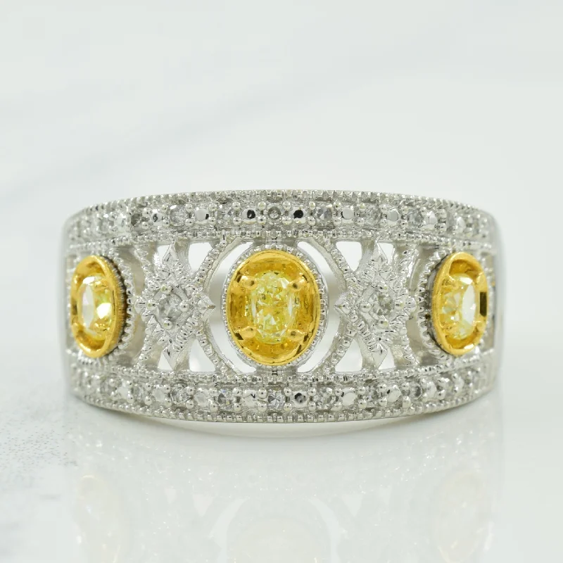 Premium Jewelry At Special Low Prices For A Limited Time Enhanced Yellow Diamond Ring | 0.42ctw | SZ 7.5 | Premium Jewelry At Special Low Prices For A Limited Time Enhanced Yellow Diamond Ring | 0.42ctw | SZ 7.5 |