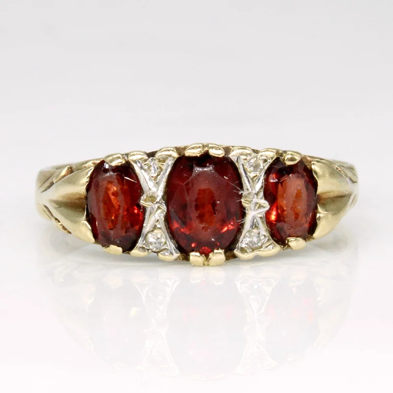 Flash Deals On Fine Jewelry – Shop Before It's Gone Garnet & Diamond 10k Ring | 1.00ctw, 0.02ctw | SZ 6.5 | Flash Deals On Fine Jewelry – Shop Before It's Gone Garnet & Diamond 10k Ring | 1.00ctw, 0.02ctw | SZ 6.5 |