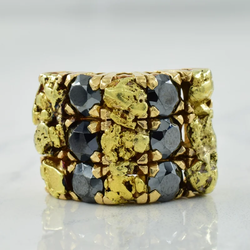 Shop Stylish Jewelry Now And Save Big Hematite Cocktail Ring | 6.00ctw | SZ 5.25 | Shop Stylish Jewelry Now And Save Big Hematite Cocktail Ring | 6.00ctw | SZ 5.25 |