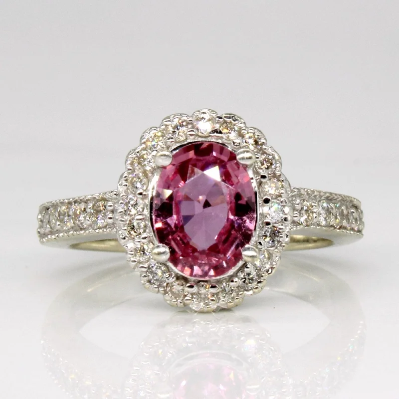 The Perfect Accessory For Less – Jewelry Sale Live 'Le Vian' Pink Sapphire & Diamond Ring | 1.10ct, 0.35ctw | SZ 5 | The Perfect Accessory For Less – Jewelry Sale Live 'Le Vian' Pink Sapphire & Diamond Ring | 1.10ct, 0.35ctw | SZ 5 |