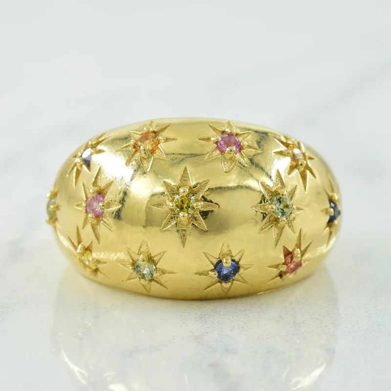 Elegant Jewelry, Exclusive Prices – Shop Now Multi Colour Sapphire Ring | 0.30ctw | SZ 8.25 |