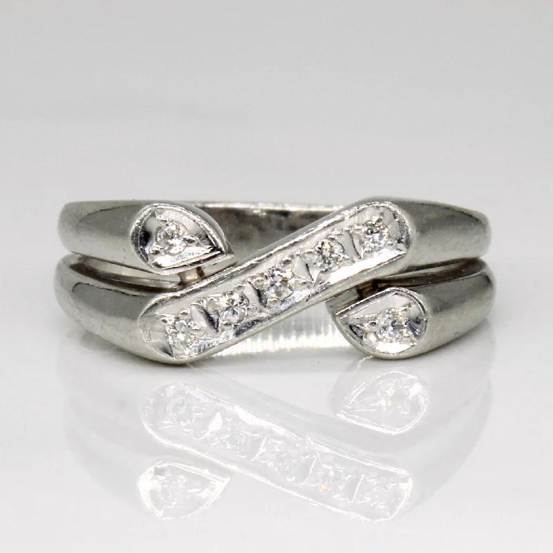 Don't Miss Our Biggest Jewelry Sale Of The Season Platinum Pave Set Diamond Ring | 0.07ctw | SZ 5.75 | Don't Miss Our Biggest Jewelry Sale Of The Season Platinum Pave Set Diamond Ring | 0.07ctw | SZ 5.75 |