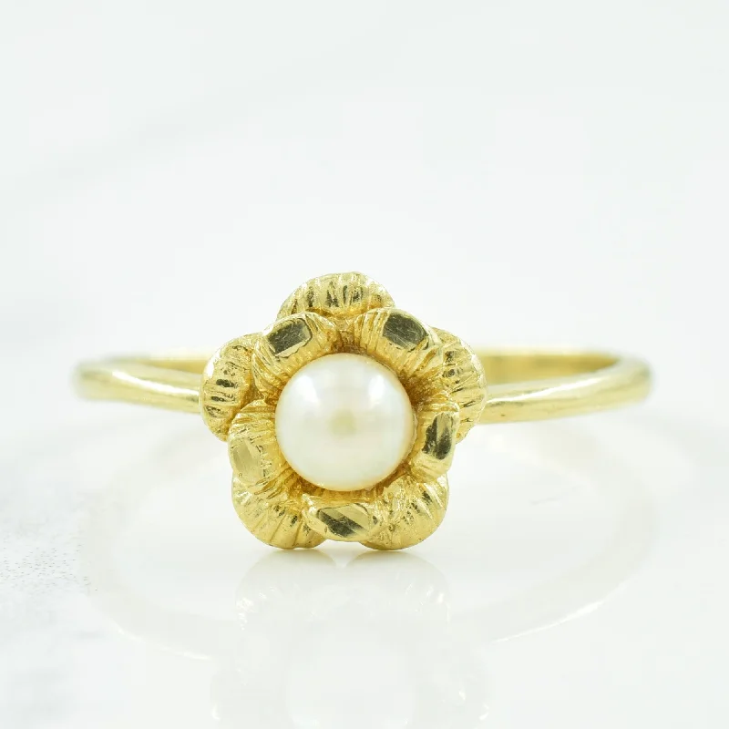 Trending Jewelry Now Available At Exclusive Prices Pearl Flower Ring | 0.50ct | SZ 6.75 | Trending Jewelry Now Available At Exclusive Prices Pearl Flower Ring | 0.50ct | SZ 6.75 |