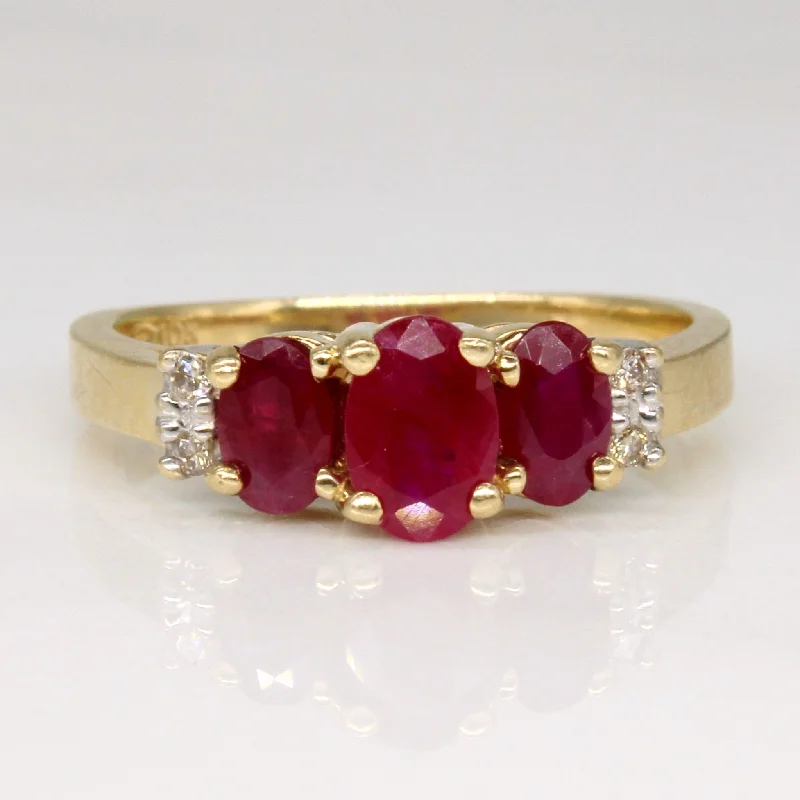 Flash Sale On Stunning Jewelry – Don't Miss Out Ruby & Diamond Cocktail Ring | 1.00ctw, 0.04ctw | SZ 6.25 | Flash Sale On Stunning Jewelry – Don't Miss Out Ruby & Diamond Cocktail Ring | 1.00ctw, 0.04ctw | SZ 6.25 |