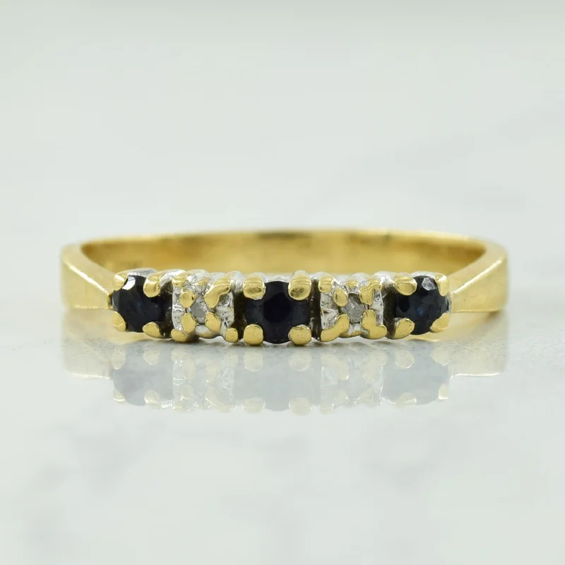 Limited-Stock Jewelry Sale – Once It's Gone, It's Gone Sapphire & Diamond Ring | 0.16ctw, 0.02ctw | SZ 6.75 | Limited-Stock Jewelry Sale – Once It's Gone, It's Gone Sapphire & Diamond Ring | 0.16ctw, 0.02ctw | SZ 6.75 |