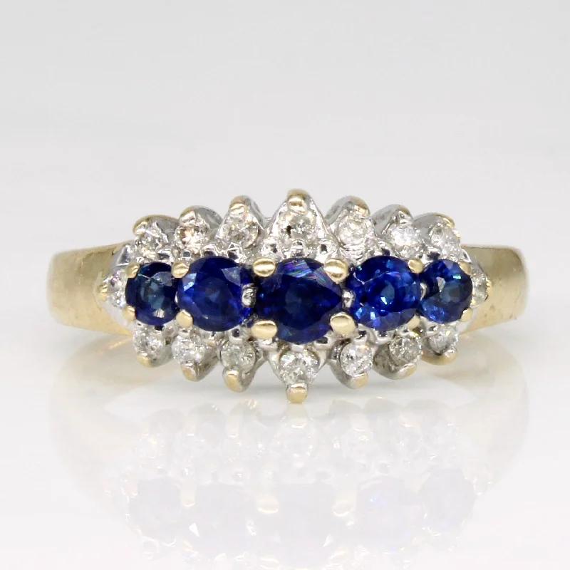 Shop Signature Jewelry Styles At Exclusive Prices Sapphire & Diamond Ring | 0.55ctw, 0.14ctw | SZ 5.25 | Shop Signature Jewelry Styles At Exclusive Prices Sapphire & Diamond Ring | 0.55ctw, 0.14ctw | SZ 5.25 |