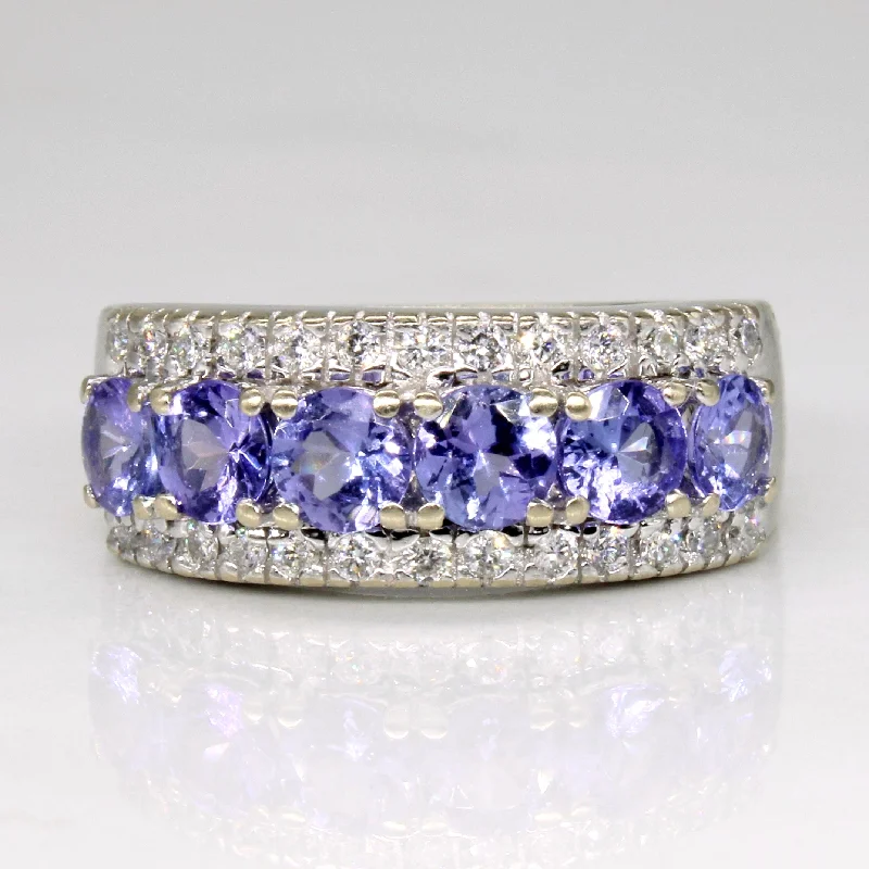 Trending Jewelry Styles Now At Limited-Time Discounts Tanzanite & Diamond Cocktail Ring | 1.32ctw, 0.26ctw | SZ 6.75 | Trending Jewelry Styles Now At Limited-Time Discounts Tanzanite & Diamond Cocktail Ring | 1.32ctw, 0.26ctw | SZ 6.75 |