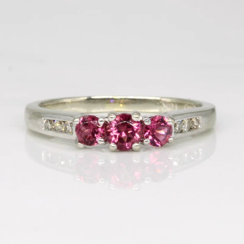 Premium Jewelry Now Available At Special Discounts Tourmaline & Diamond Ring | 0.28ctw, 0.06ctw | SZ 5.75 |