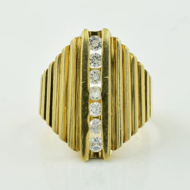 Dainty And Elegant Jewelry Now At Reduced Prices Vertical Channel Set Diamond Ring | 0.28ctw | SZ 5.5 | Dainty And Elegant Jewelry Now At Reduced Prices Vertical Channel Set Diamond Ring | 0.28ctw | SZ 5.5 |