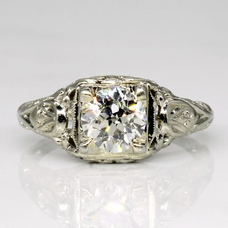 Save On Luxury Jewelry Pieces – Limited-Time Offers Art Deco Old European Diamond 14k Ring | 0.80ct | SZ 4.5 |