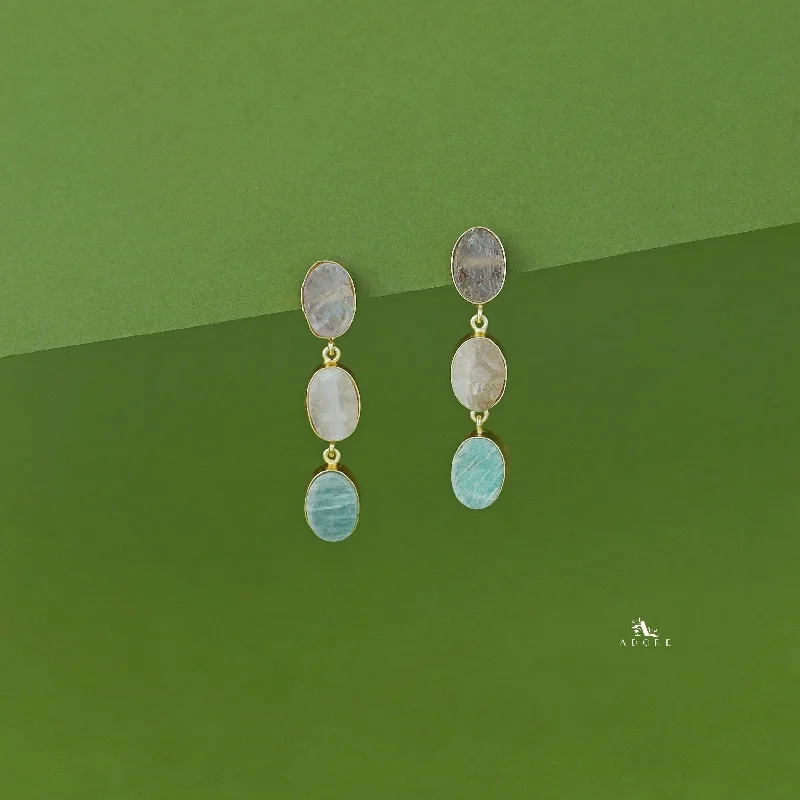 Light Amethyst + Rose + Amazonite Green