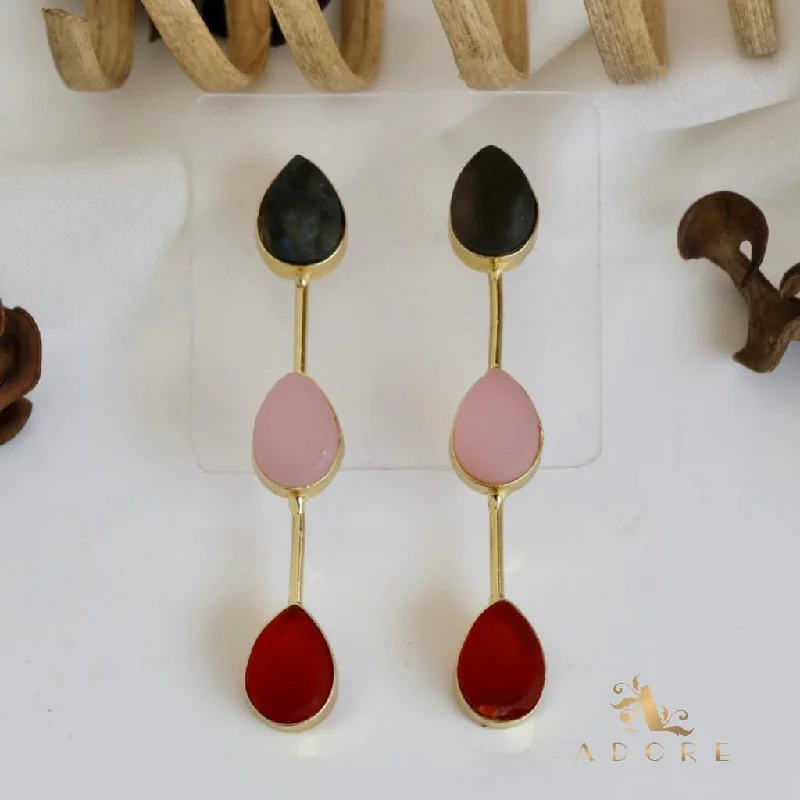 Labradorite + Rose + Maroon