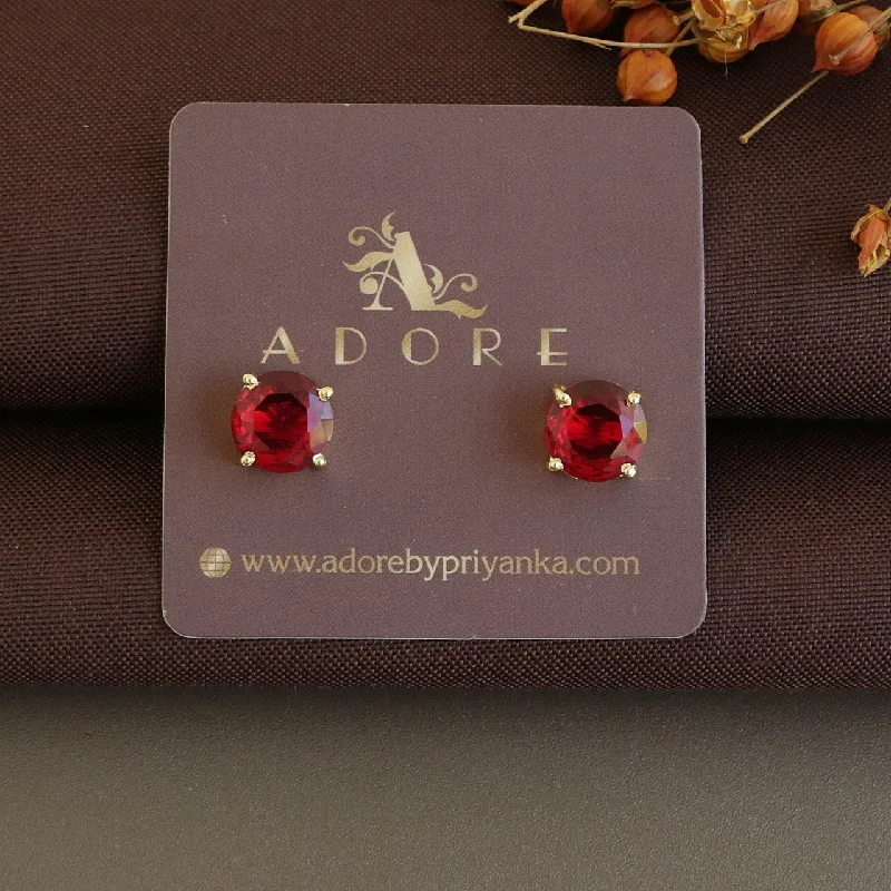 Don't Miss These Dazzling Jewelry Discounts Chloe Round Claw Glossy Stud