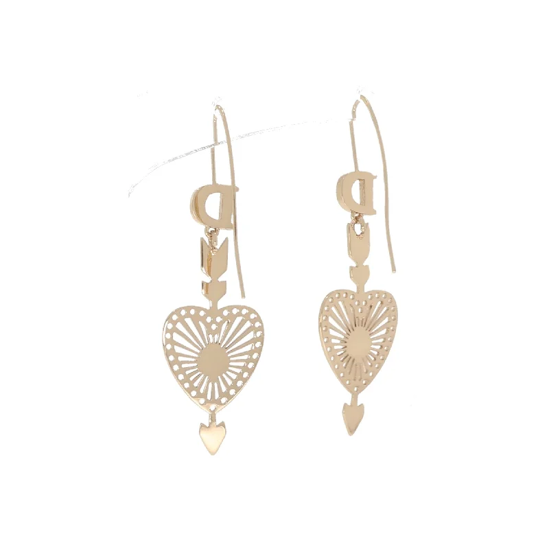 CHRISTIAN DIOR Earrings in Golden Metal