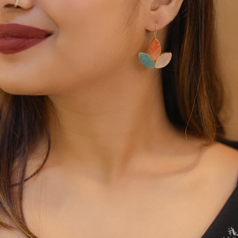 Final Call – Shop Exquisite Jewelry Before It's Gone Eliana Raw Stone Tri Fold Leaf Drop Final Call – Shop Exquisite Jewelry Before It's Gone Eliana Raw Stone Tri Fold Leaf Drop