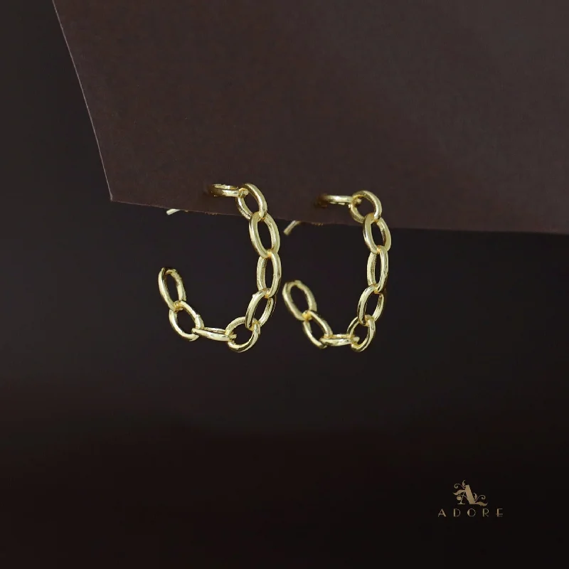 Once-A-Year Jewelry Deals – Shop Before They’Re Gone Golden Chain Hoop