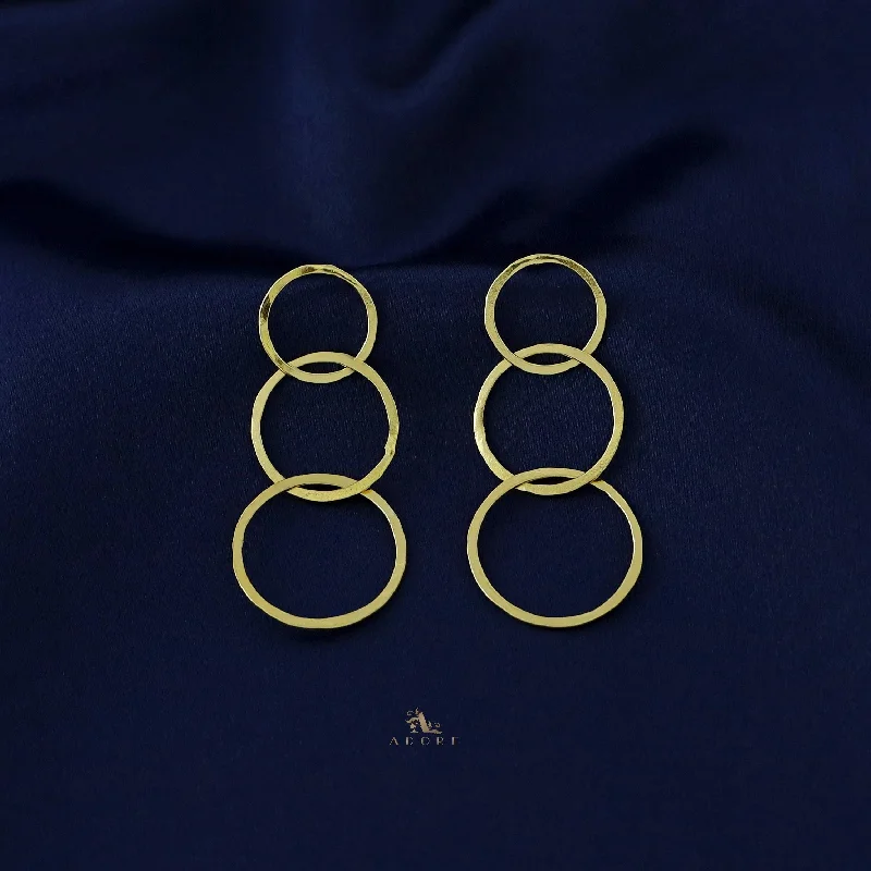 Limited-Time Offer On Premium Jewelry Collections Golden Circle Triplets Earring