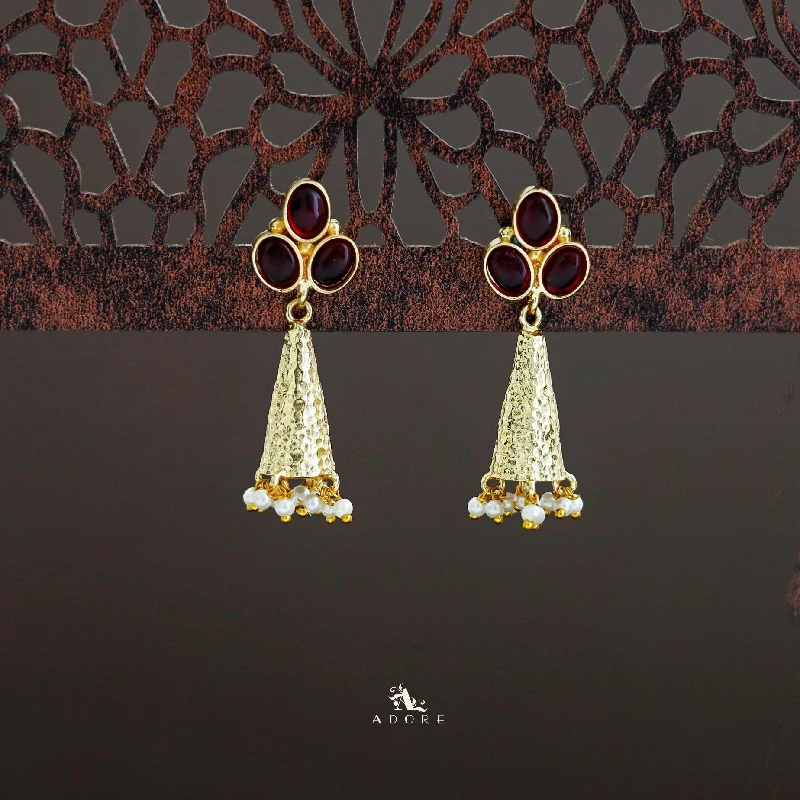 Best Jewelry Sale Prices – Limited-Time Offer Golden Frost Cone Tri Glossy Oval Pearl Earring