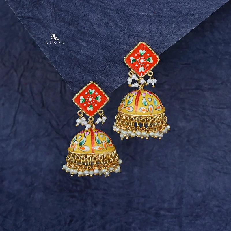 Don't Miss Out On Jaw-Dropping Jewelry Discounts Hand Painted Cluster Pearl Diamond Jhumka Don't Miss Out On Jaw-Dropping Jewelry Discounts Hand Painted Cluster Pearl Diamond Jhumka