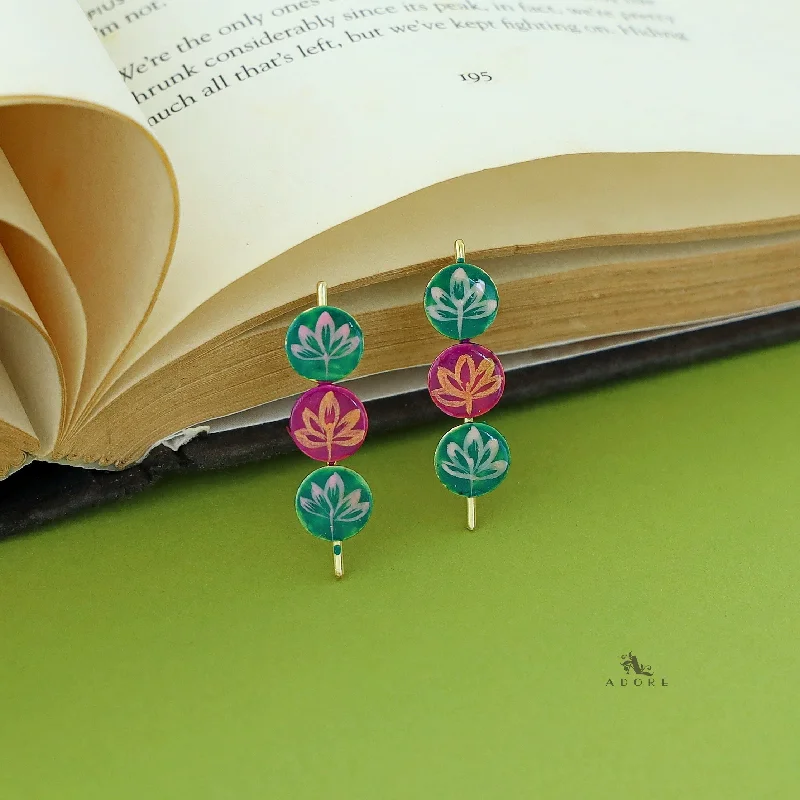 Green + Dark Pink