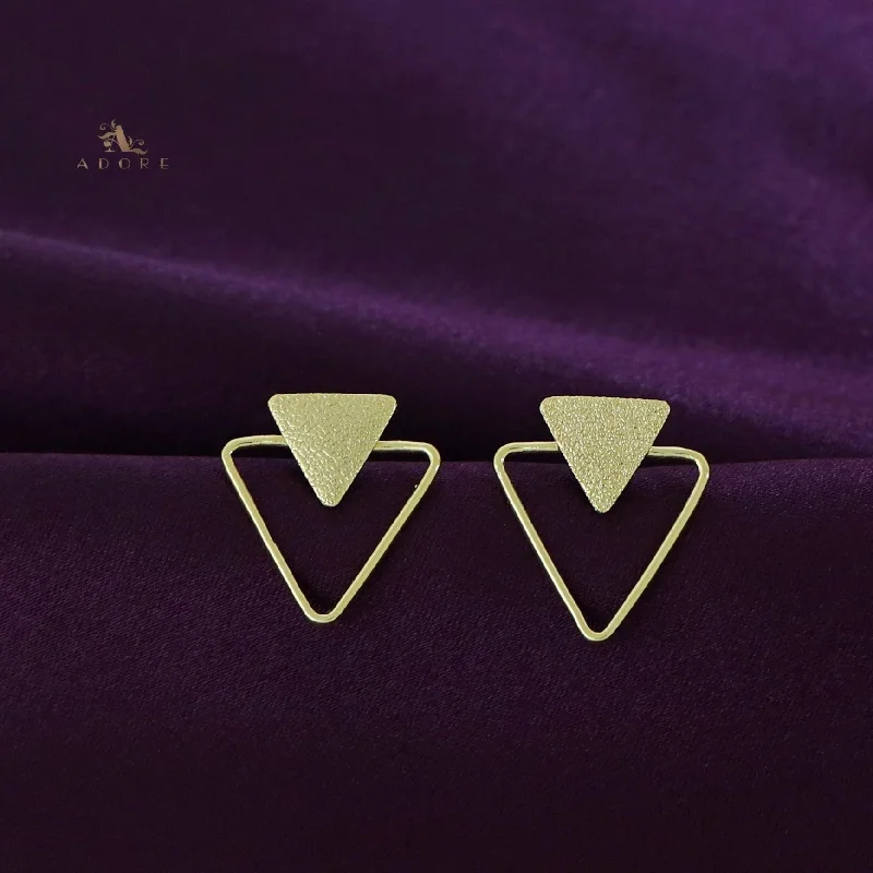 Your Dream Jewelry At Dream Prices – Shop Now Layla Golden Textured Dual Triangle Earring Your Dream Jewelry At Dream Prices – Shop Now Layla Golden Textured Dual Triangle Earring
