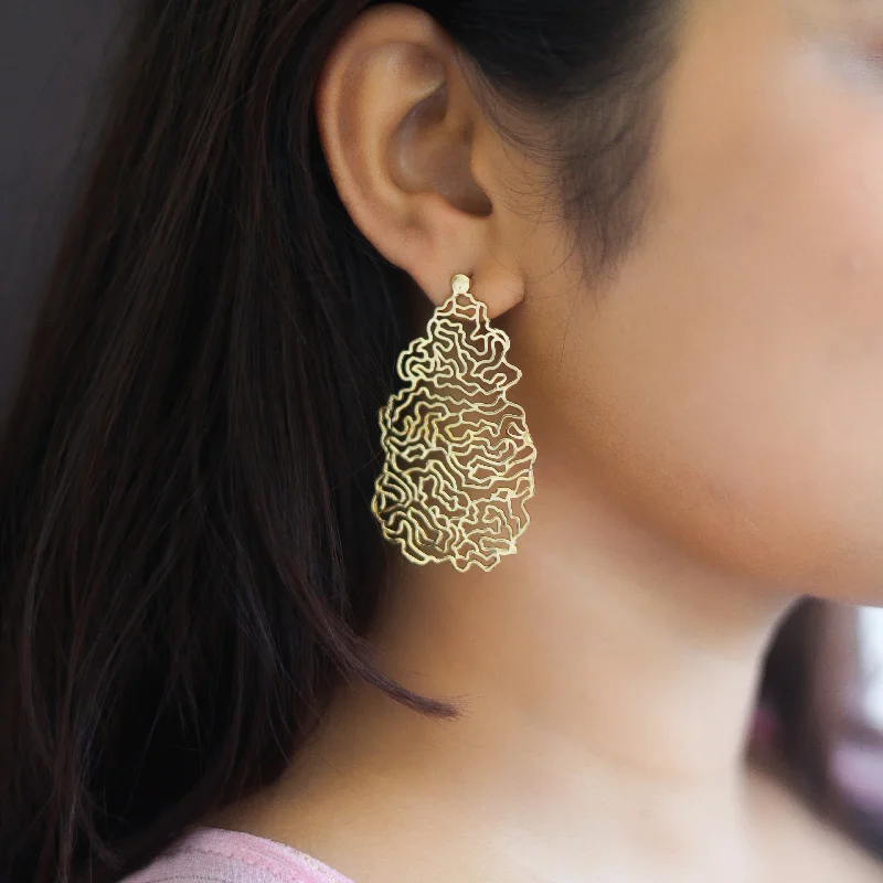 Flash Sale On Elegant Jewelry – Don't Miss Out Odeza Golden Alga Earring
