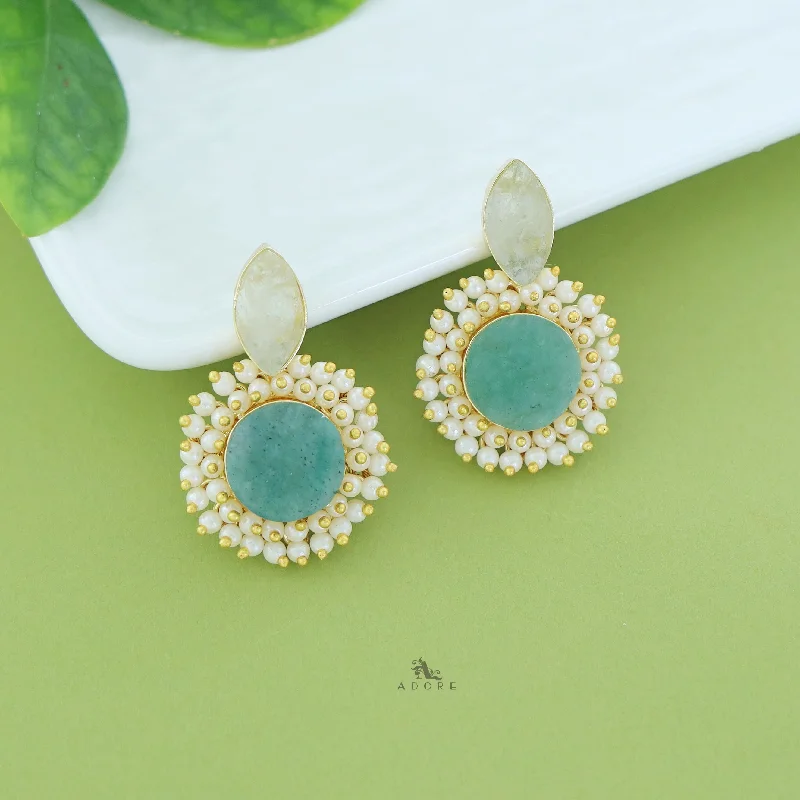 Raw Crystal + Amazonite Green