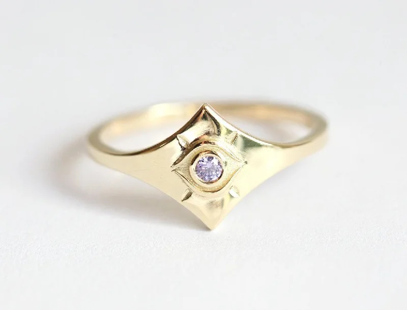 Exclusive Gemstone Jewelry At Special Prices Ellison Tanzanite Evil Eye Ring