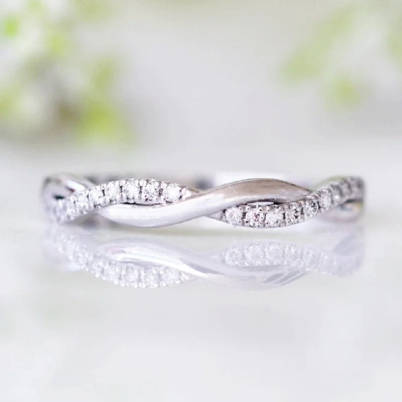 Jewelry Deals That Sparkle – Shop Today Petite Twisted Vine Diamond Wedding Band- 10K 14K 18K White Gold or Platinum Jewelry Deals That Sparkle – Shop Today Petite Twisted Vine Diamond Wedding Band- 10K 14K 18K White Gold or Platinum