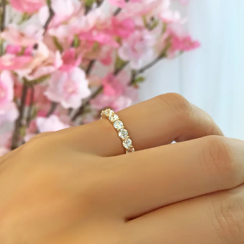 Luxury Jewelry Sale – Sparkle For Less 2 ctw Classic Full Eternity Band - 10k Yellow Gold, Sz 4.5-8 Luxury Jewelry Sale – Sparkle For Less 2 ctw Classic Full Eternity Band - 10k Yellow Gold, Sz 4.5-8