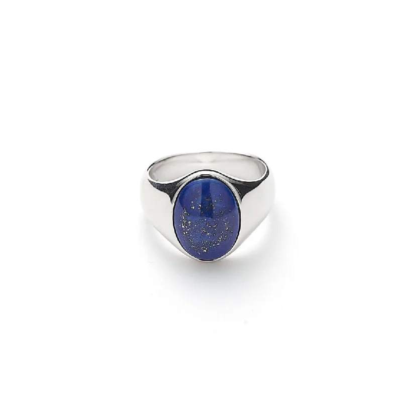 Personalized Jewelry Sale – Meaningful Gifts At Great Prices Hope Oval Signet Silver Ring w. Lapis Personalized Jewelry Sale – Meaningful Gifts At Great Prices Hope Oval Signet Silver Ring w. Lapis