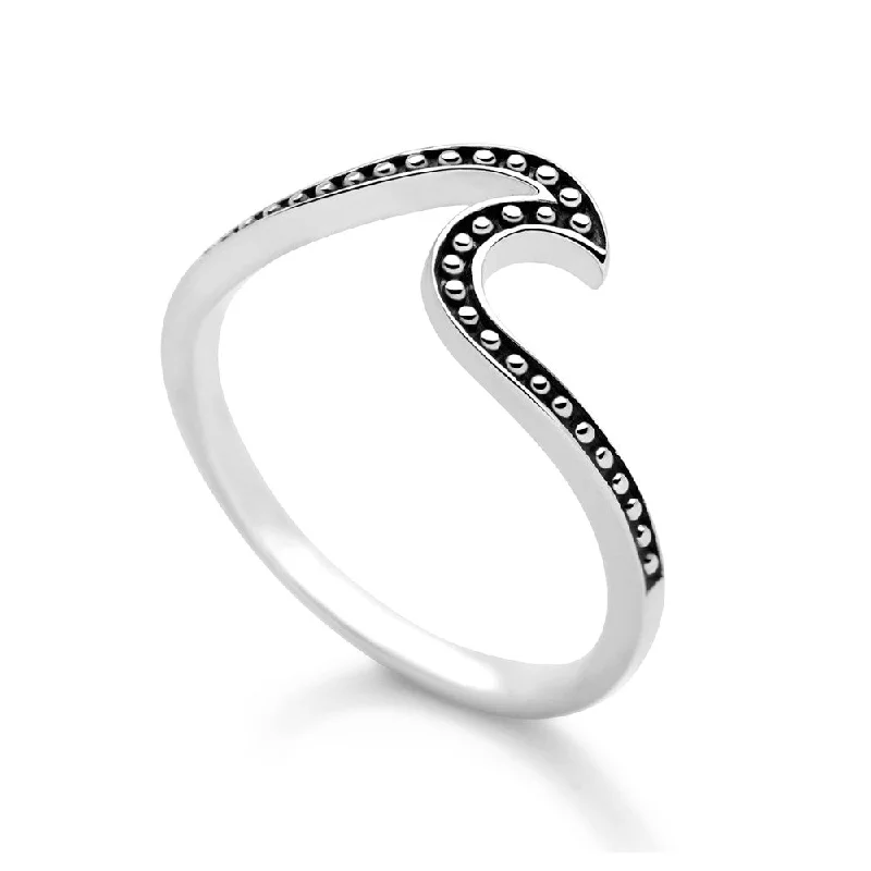 Bali Wave Stack Ring