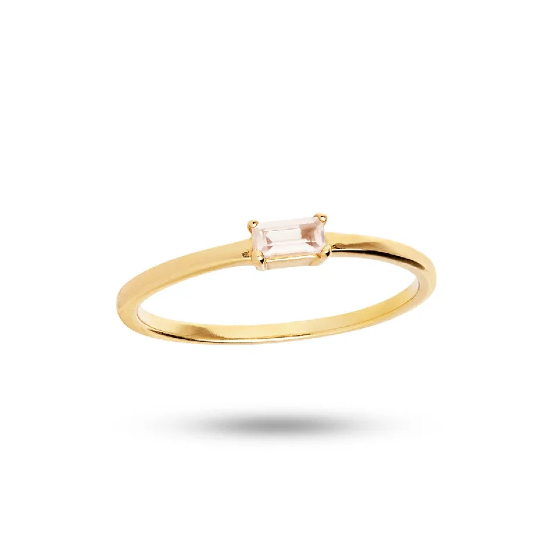 Adjustable Charm Bracelets For A Perfect Fit Confetti Rosa 18K Gold Plated Ring w. Quartz