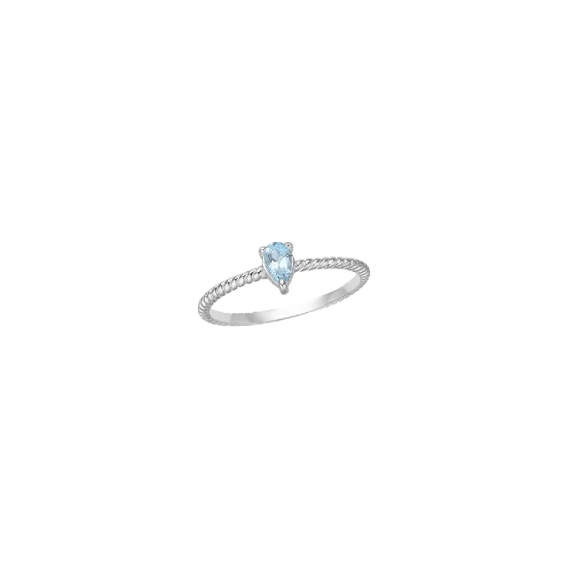 Don't Miss Our Biggest Jewelry Sale Of The Season Silver Ring w. Topaz