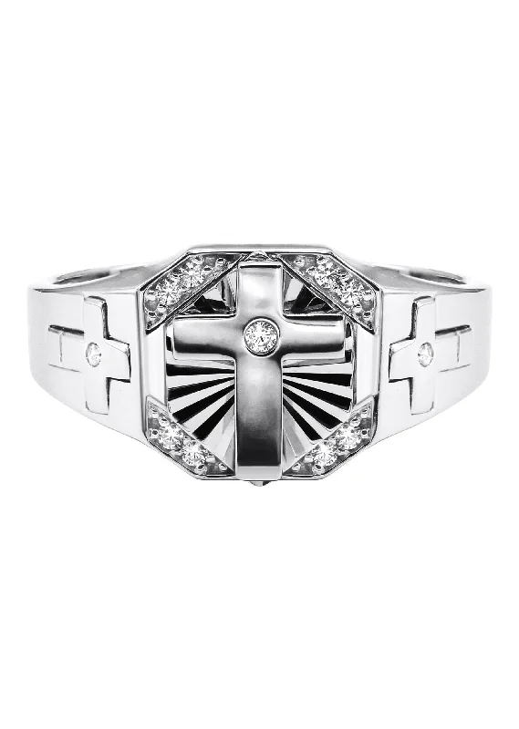 Best Jewelry Deals – Shop Premium Pieces At Great Prices Mens Silver CZ Cross Ring | Appx 4.2 Grams Best Jewelry Deals – Shop Premium Pieces At Great Prices Mens Silver CZ Cross Ring | Appx 4.2 Grams