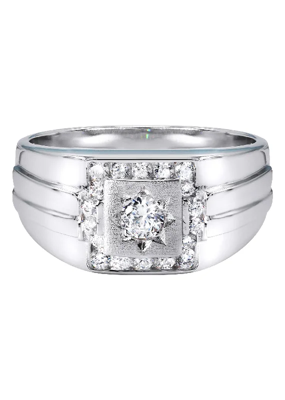Elegant Jewelry Styles At Budget-Friendly Prices Mens Silver CZ Star Pinky Ring | Appx 5.7 Grams Elegant Jewelry Styles At Budget-Friendly Prices Mens Silver CZ Star Pinky Ring | Appx 5.7 Grams