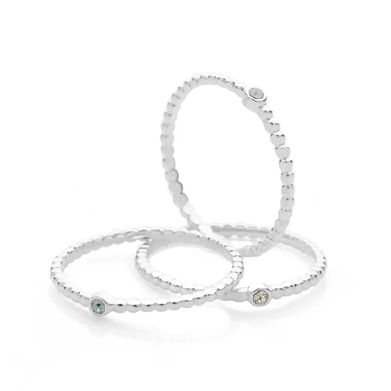 Shop Jewelry That Shines Without The High Price Enchanted Stack Rings (Set of  3)
