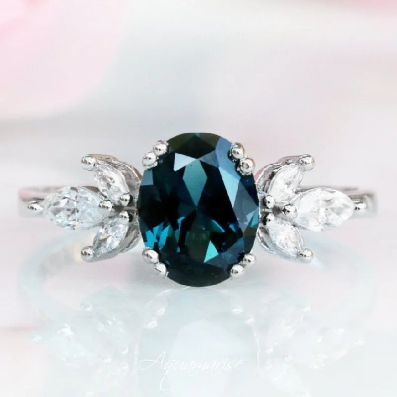 Exclusive Jewelry Bundles At Discounted Prices Eva Natural London Blue Topaz Ring- 14K White Gold Exclusive Jewelry Bundles At Discounted Prices Eva Natural London Blue Topaz Ring- 14K White Gold