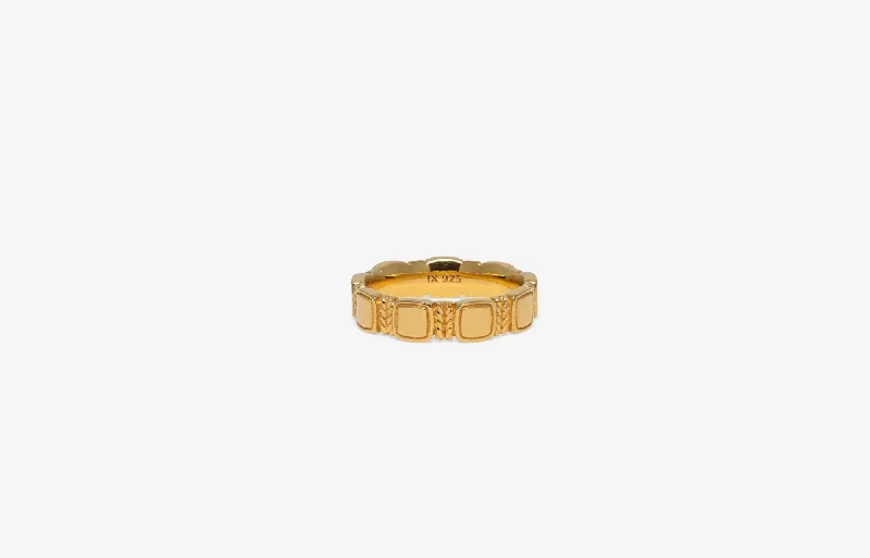 IX Tribute Gold Plated Ring