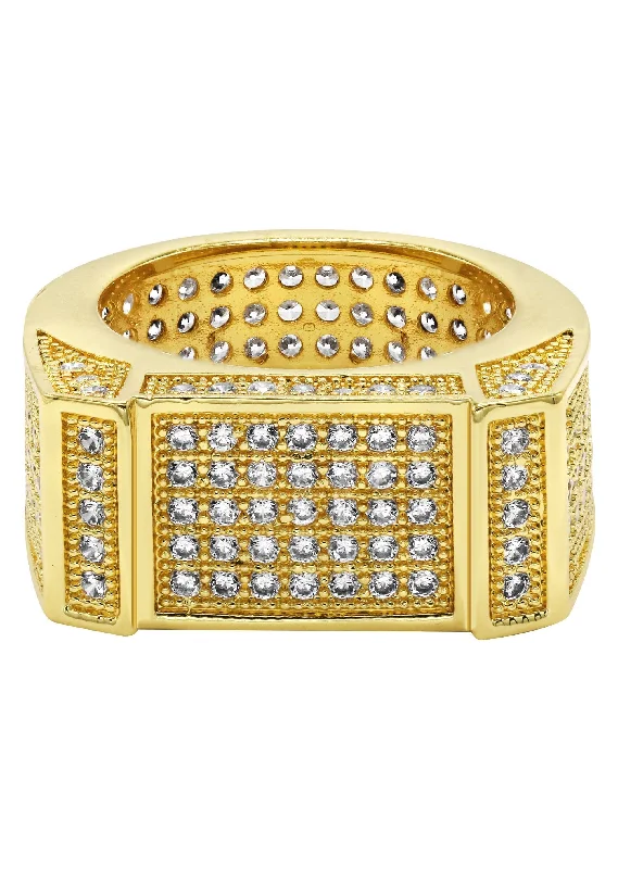 The Biggest Jewelry Sale Of The Year Is Here Mens Gold Plated Pinky Ring | 9.5 Grams The Biggest Jewelry Sale Of The Year Is Here Mens Gold Plated Pinky Ring | 9.5 Grams